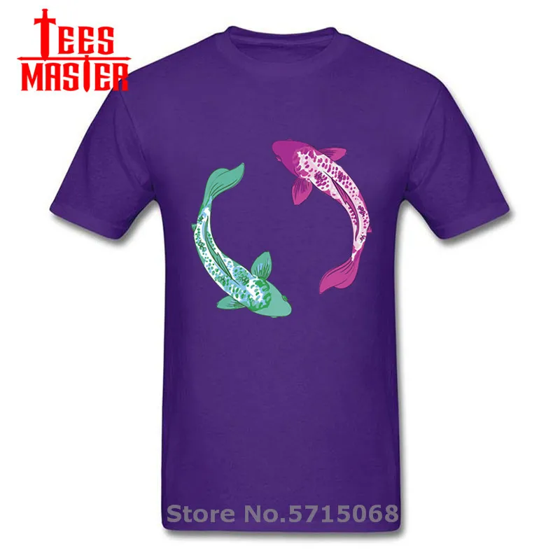 Новый дизайн кои Инь Ян футболка для мужчин китайский Стиль Тай Чи дерьмо цена