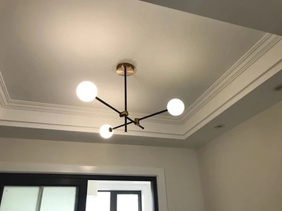 Дизайнерский пост современный стеклянный шар Глобус светодиодный подвесной