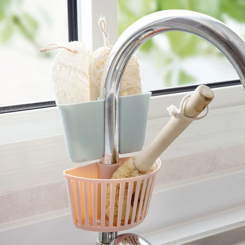 Новая подвесная сушилка для раковины Держатель губки корзина хранения