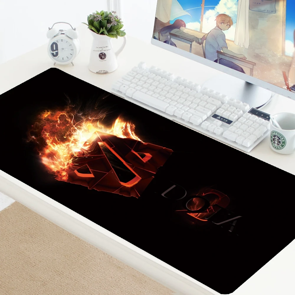 

DOTA 2 Gaming Mousepad DOTA LOGO XL Large Mouse Pad Locking Edge Rubber Laptop DOTA2 Computer Gamer Play keyboard Mouse Mats Pad