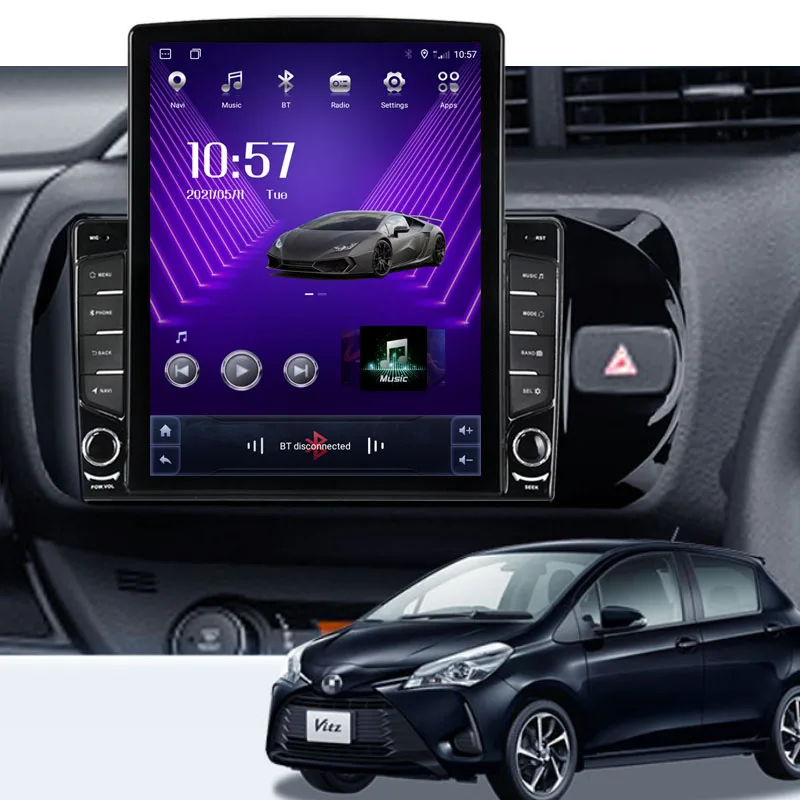 Автомагнитола Tesla для Toyota мультимедийный видеоплеер на Android 9 7 Vitz 3 III XP130 2014 2015 2016