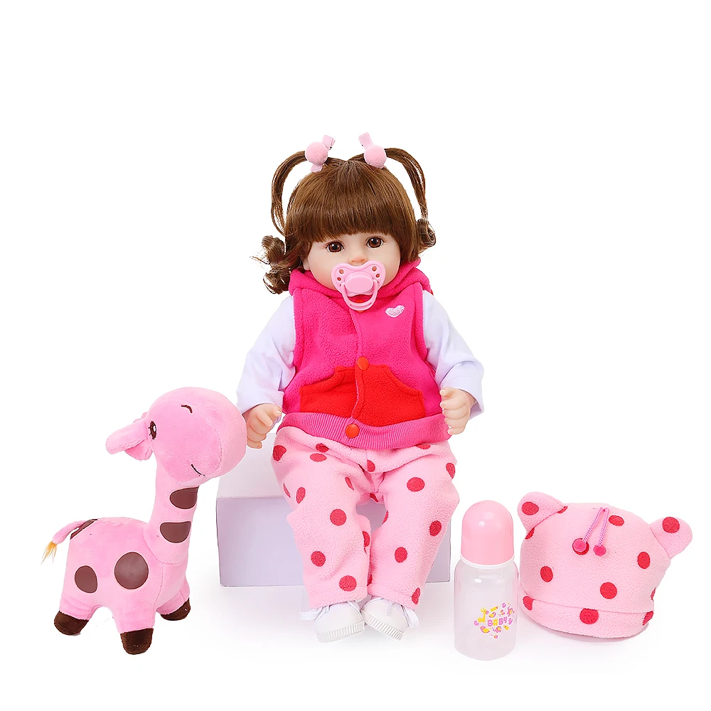 Reborn Baby куклы 48 см силиконовые реалистичные Doll очаровательны похожая на настоящую