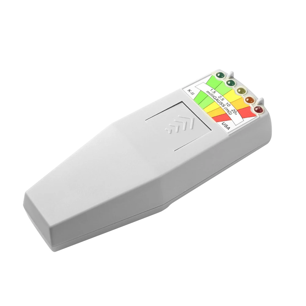 KII K2 Electromagnetic Field EMF Gauss Meter Ghost Hunting Detector Portable Magnetic 5 LED | Инструменты