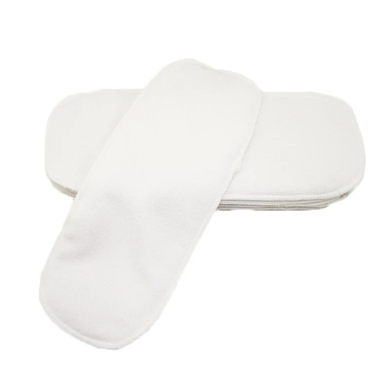 

5 шт. моющийся многоразовый махровое полотенце из микрофибры для маленьких ткань Подгузники пеленки вставки из микрофибры 2 слоя, 3 слоя, опт...