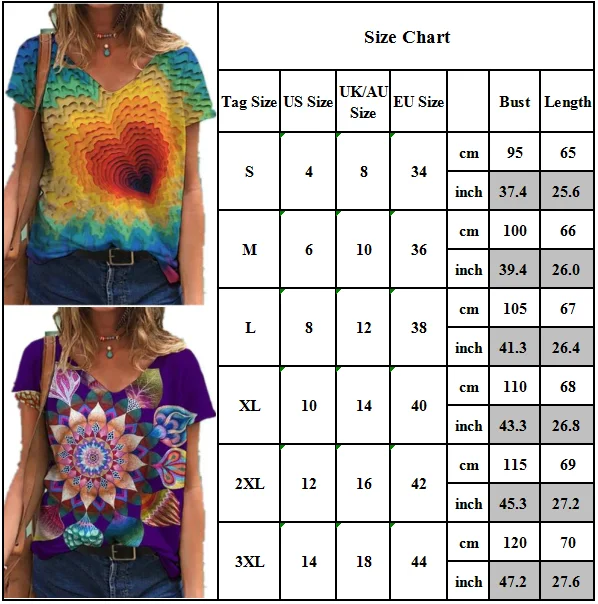 

VICABO Women Shirts V Neck Short Sleeve Colorful Printed Tops Ladies Casual Summer Slim T-Shirt Woman Tshirts 2021