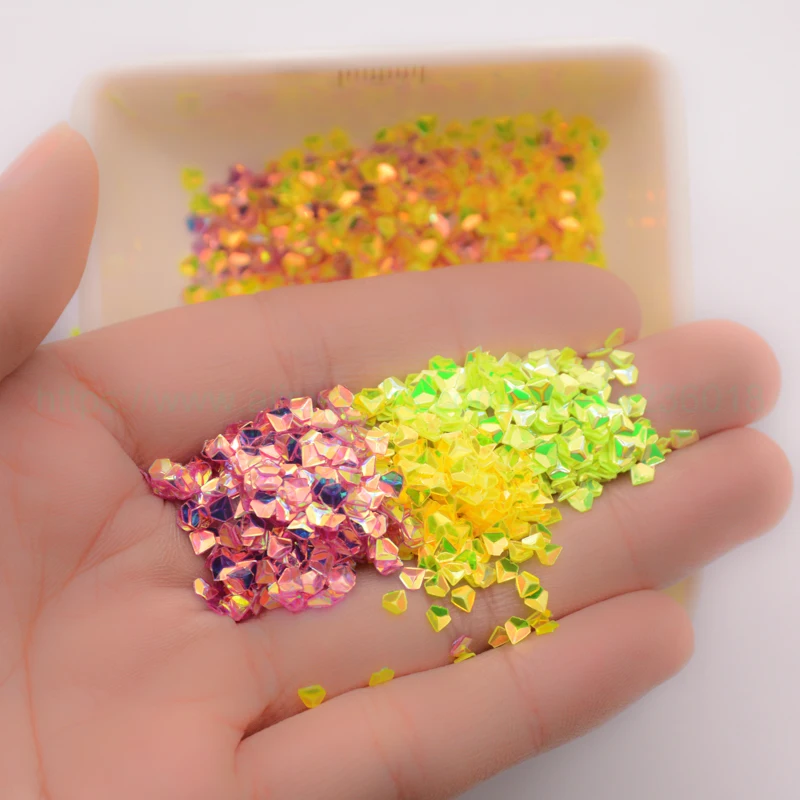 25 г 3 мм блестки 3D бриллианты в форме свободные пайетки для скрапбукинга