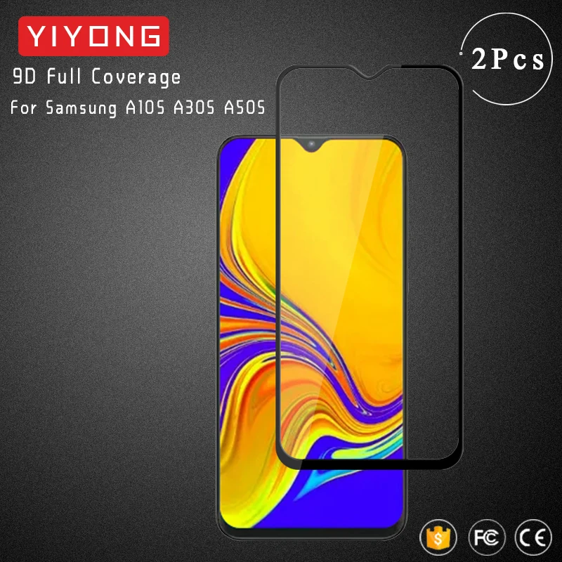 Защитное стекло YIYONG 9D на весь экран закаленное для Samsung Galaxy A10S A20S A30S A40S A50S