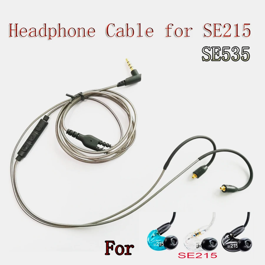 

Original MMCX Cable for Shure SE215 SE535 SE846 Earphones Upgrade Replacement Cables with Remote Mic Volume Control Headset Wire