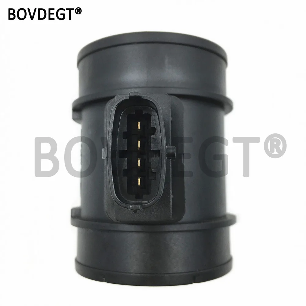 Датчик воздушного потока 4 контакта MAF для ALFA ROMEO 159 FIAT DOBLO IDEA Grand PUNTO 0281002861 55206756 51782033
