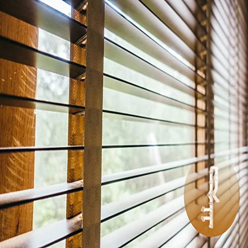 Зажимы для балданов 20 шт. скрытых зажимов 2 1 дюйма прозрачные пластиковые зажимы