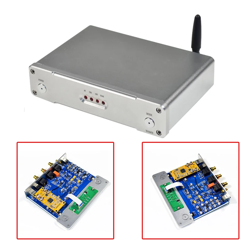 ES9038 Q2M DAC Decoder Fiber Coax USB Bluetooth 5.0 for Hifi Amplifier Audio
