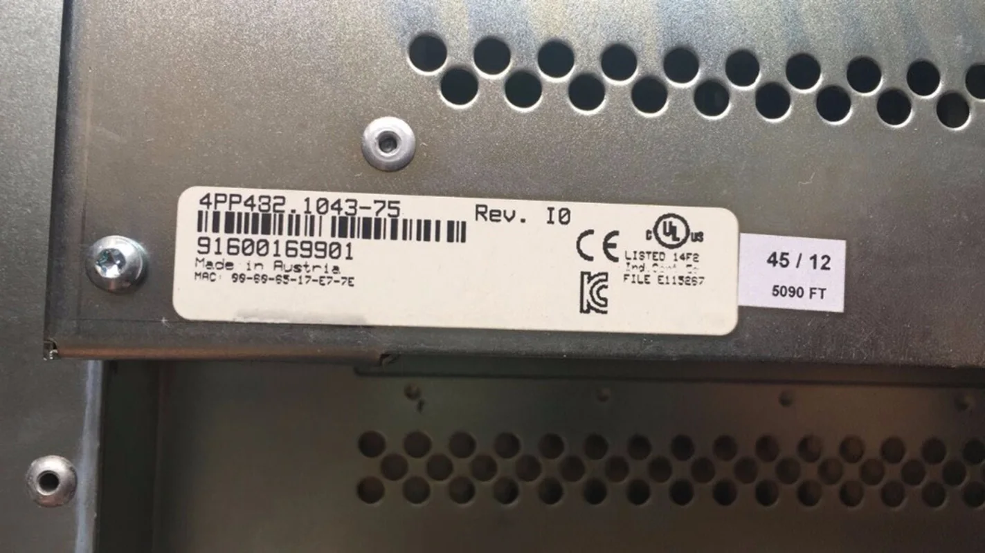 

4PP482.1043-75 B&R Power Panel Touch Screen Used