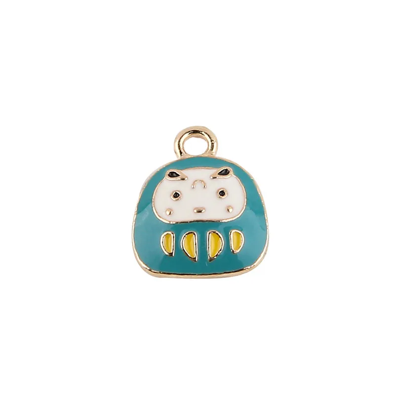 

DIY handmade accessories alloy oil dripping interesting cartoon animation small pendant ear decoration material