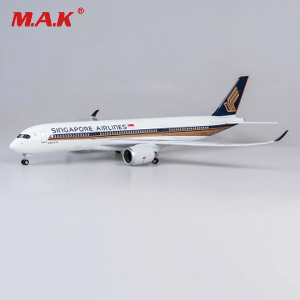 

Модель пассажирского самолета A350, масштаб 1/142, светодиодная подсветка, модель самолета ВВС Игрушечная модель самолета, подарок для мальчико...