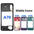 Для Samsung Galaxy A20S A30S корпус средняя Рамка Корпус + боковые кнопки питания и громкости Замена для Samsung A50S A20 A70