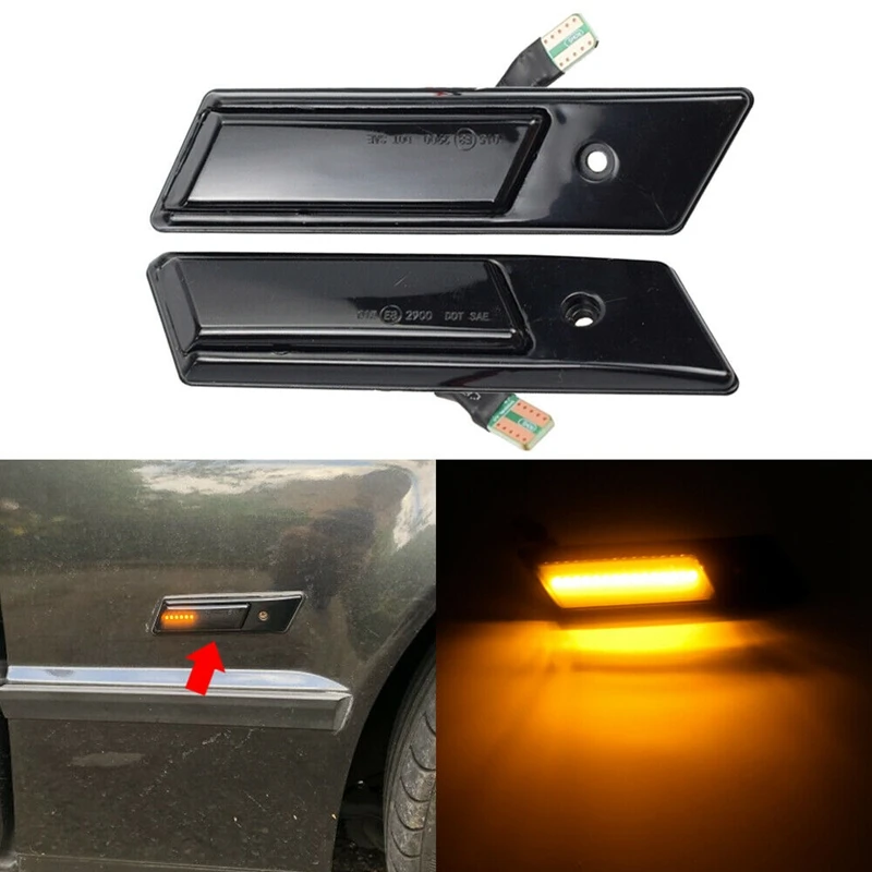 Car LED Dynamic Side Marker Turn Signal Light For-BMW 3 5 7 Series E32 E34 E36 90-96 | Автомобили и мотоциклы