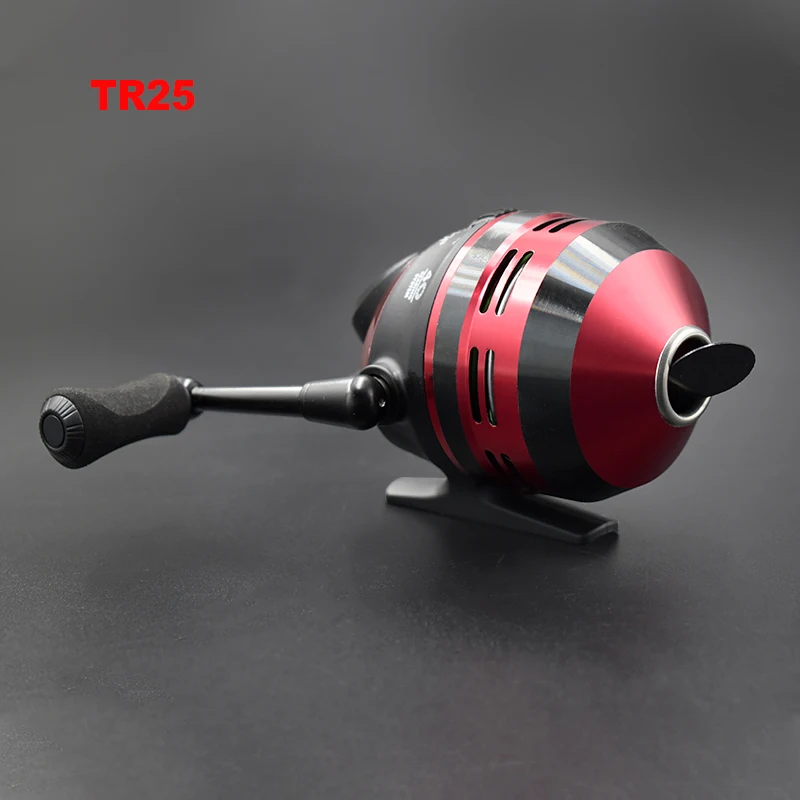 

3+1BB TR25 Red New Fish Shooting Wheel High Quality Metal Closed Wheel Speed Ratio 4.3:1 for Professional Hunting Slingshot