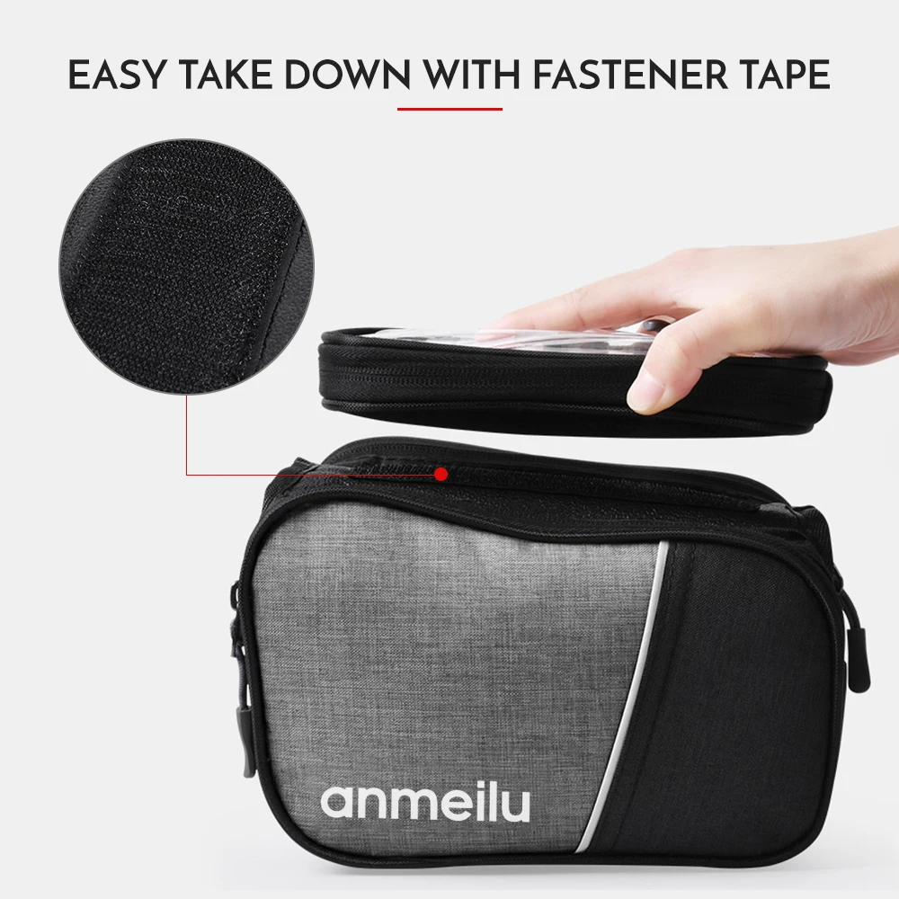 Велосипедная сумка Lixada велосипедная Передняя оправа с сенсорным экраном 6 дюймов