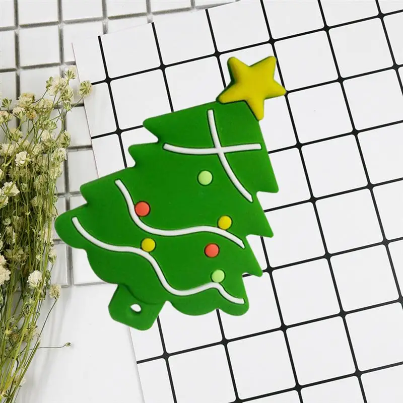 1 шт. детская молярная игрушка имитация на Рождество дерево силиконовые зубья