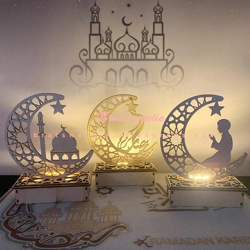 Деревянный ИД Мубарак рождения аль-Наби украшения Коран декоративные Ид аль-Адха