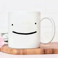 dream smp smile ceramic cup water cup juice lady mugs coffee mug cute gamer birthday gift