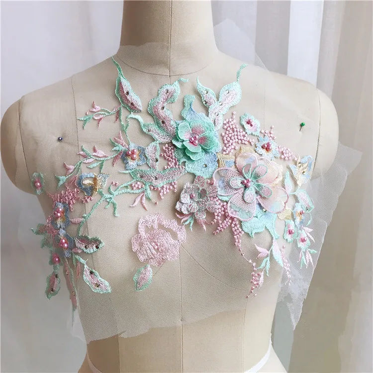 8Colors Stereo Nail Beads Hot Diamond Embroidery Lace Topping Service DIY Special Price Clothing Accessories | Дом и сад