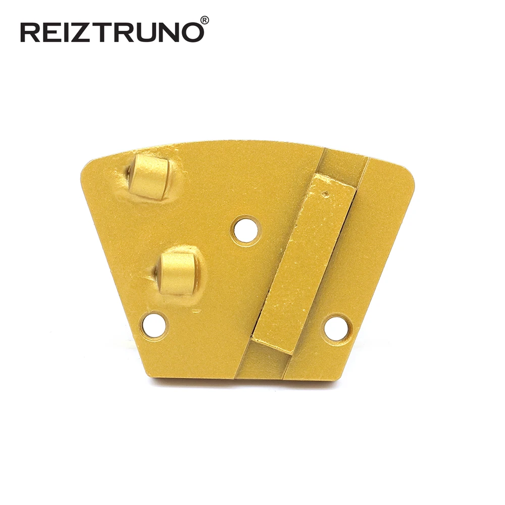 Трапециевидные бетонные шлифовальные колодки REIZTRUNO 2*1/4 PCD и 1 металлическая