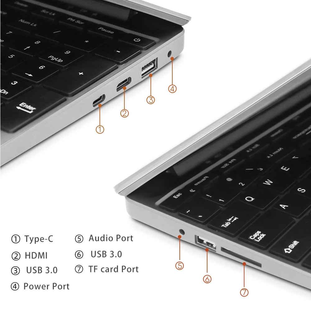 Dere Laptop R10 15.6-inch Intel N5095 Business Notebook 16GB RAM 512GB SSD Recognition Fingerprint Backlit keyboard Windows 10 | Компьютеры