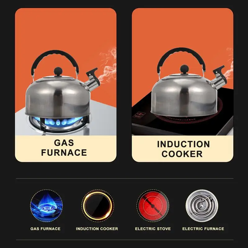 

Whistling Tea Kettle Household Kitchen Tea Kettle Professional Whistling Kettle