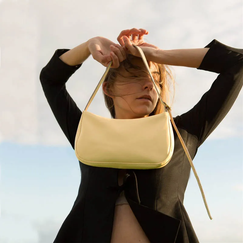 Женская винтажная сумка маленькая из мягкой кожи через плечо женские маленькие