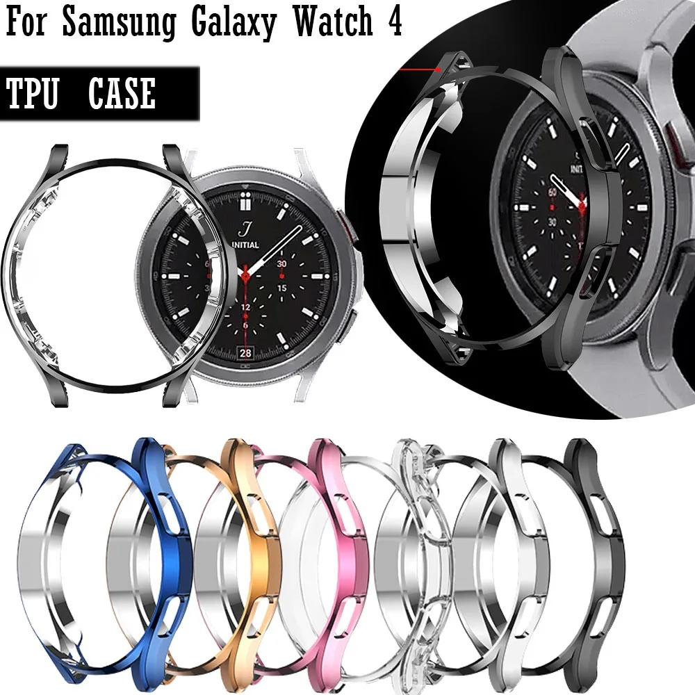 Защитный чехол для часов Samsung Galaxy Watch 4 Classic 42 мм 46 полная защита ударопрочный