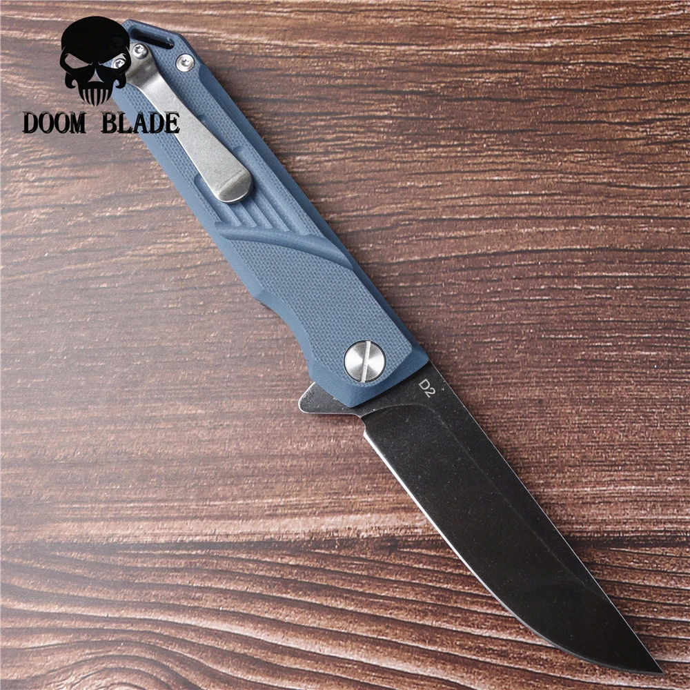Нож 203 мм D2 быстро открывающийся складной нож с шариковым подшипником охотничий