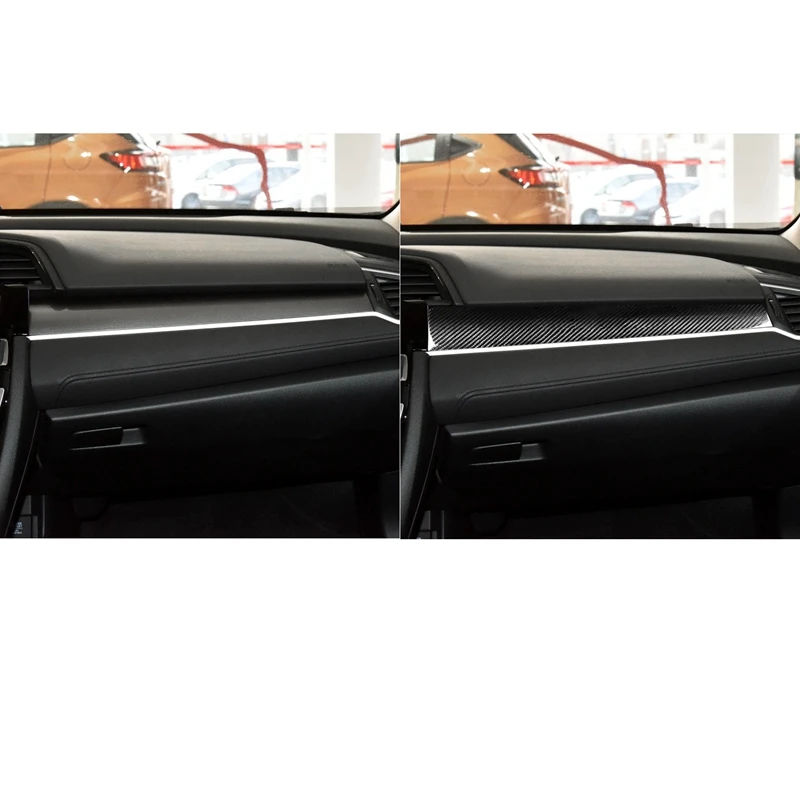 

Carbon Fiber Trim Strip Central Control Trim for Honda 10Th Civic 2020 2019 2018 2017 2016 Sticker Interior Trim