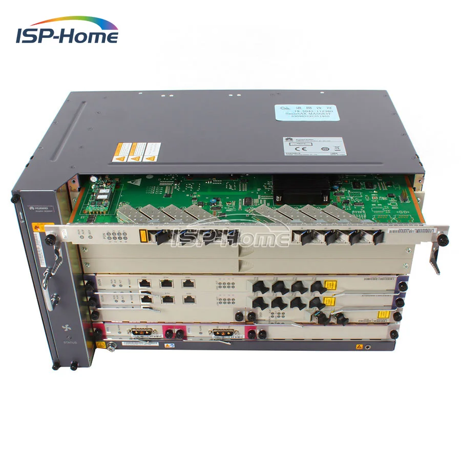 Original Huawei OLT MA5683T with 2*SCUN 2*X2CS 2Ports 10GE Uplink Card 2*PRTE 1*H805GPFD16 GPON Ports Card(C+ SFP) | Мобильные