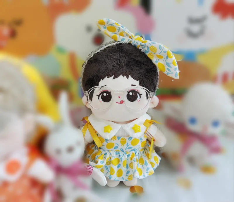 

[MYKPOP]KPOP Doll's Clothes and Accessories: Lovely Clothes 4pcs Set 20cm Doll KPOP Fans Collection SB20092406