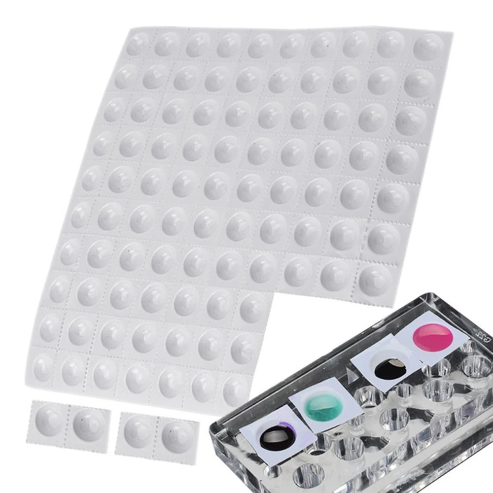 100 шт. профессиональная Полезная портативная отрывная тату Палетка чернил клей