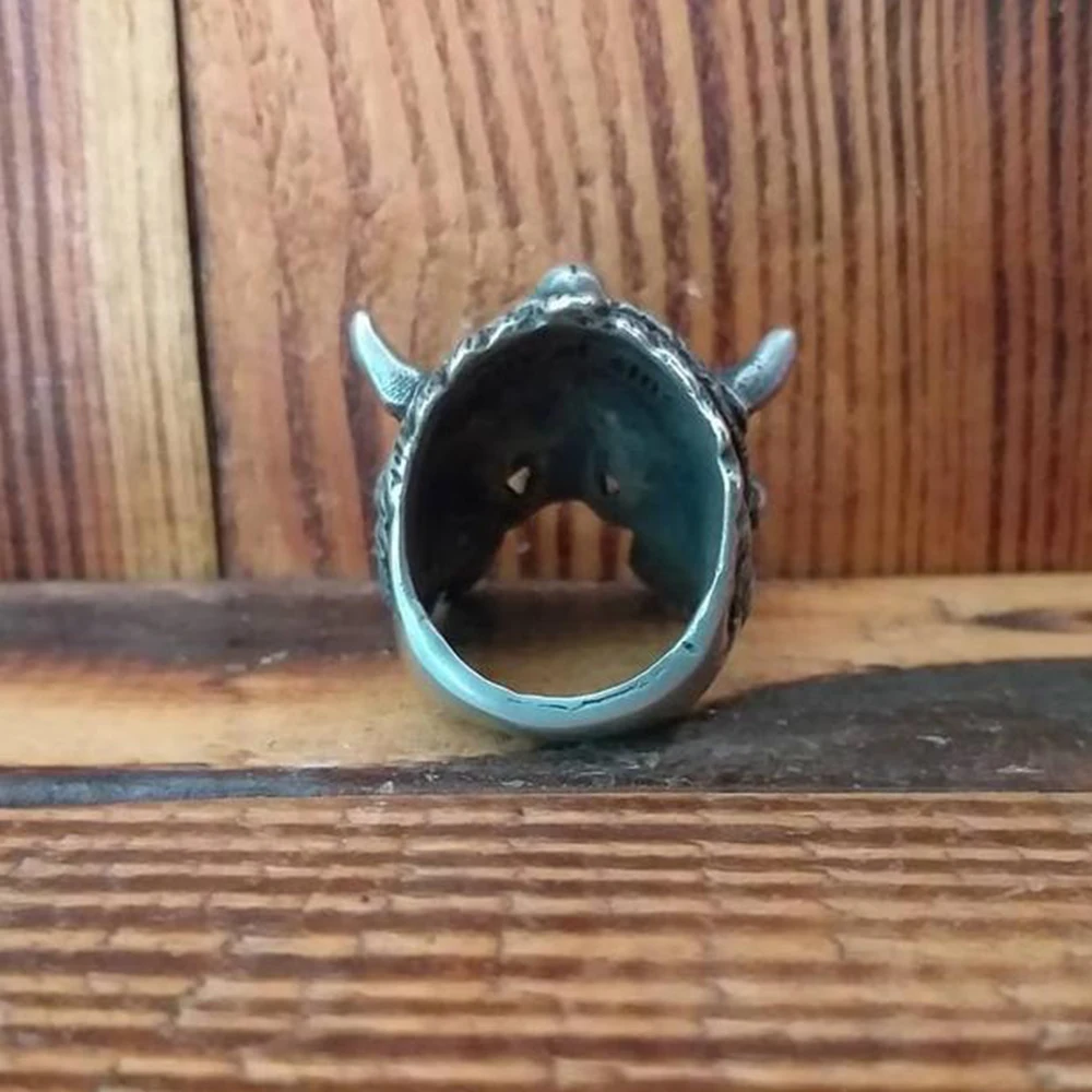 

Male ring British hot style ins style personality trend skull couple style custom all-match fashion men's ring