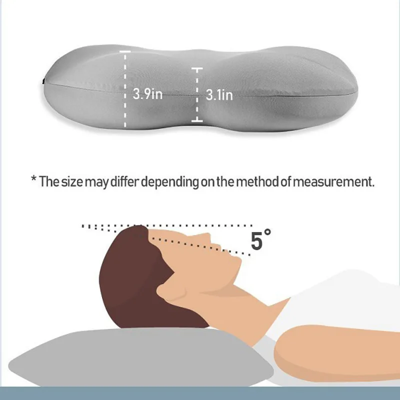 

3D Neck Micro Airball Pillow Deep Sleep Addiction Head Rest Air Cushion Pressure Relief Pillows Gift Washable PillowCase Covers