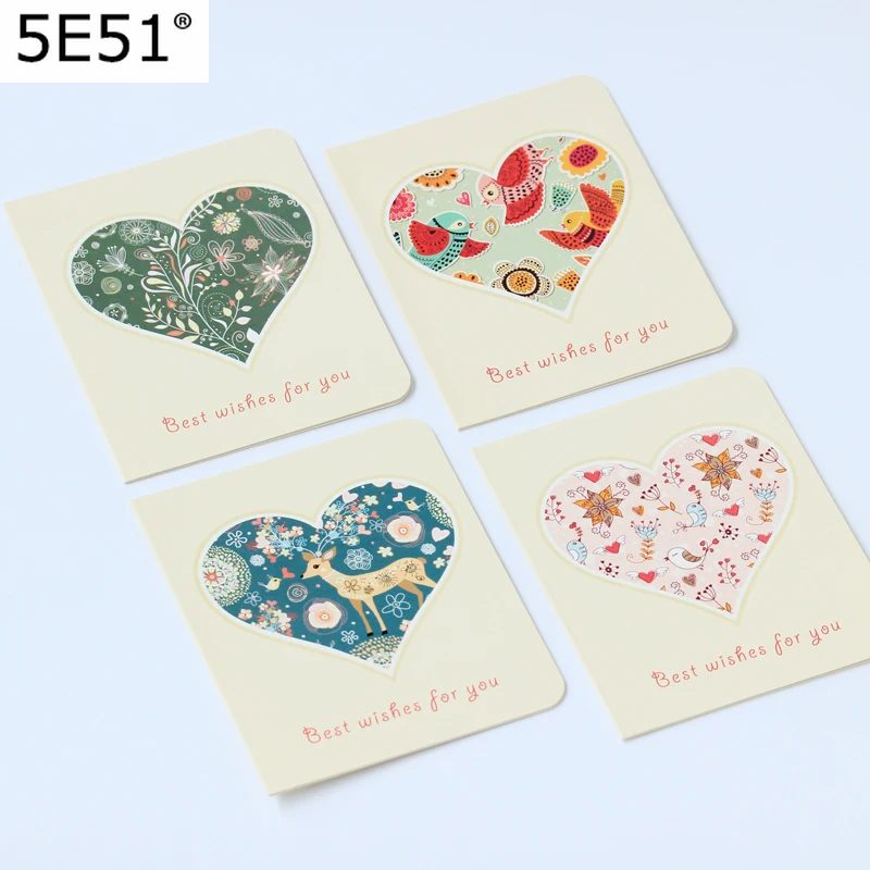 Любовь корейский цветок сердце магазин благословение сообщение маленькая