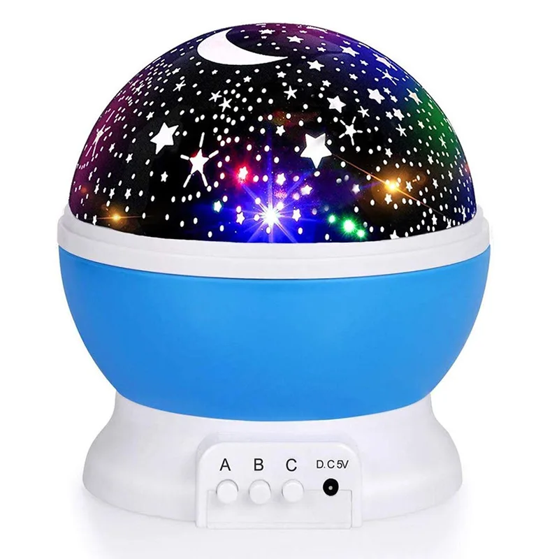 

Children's Luminous Toy Starry Sky Projector Lamp Spherical Rotating Led Romantic Starry Sky Light Star Moon Projector Luminous