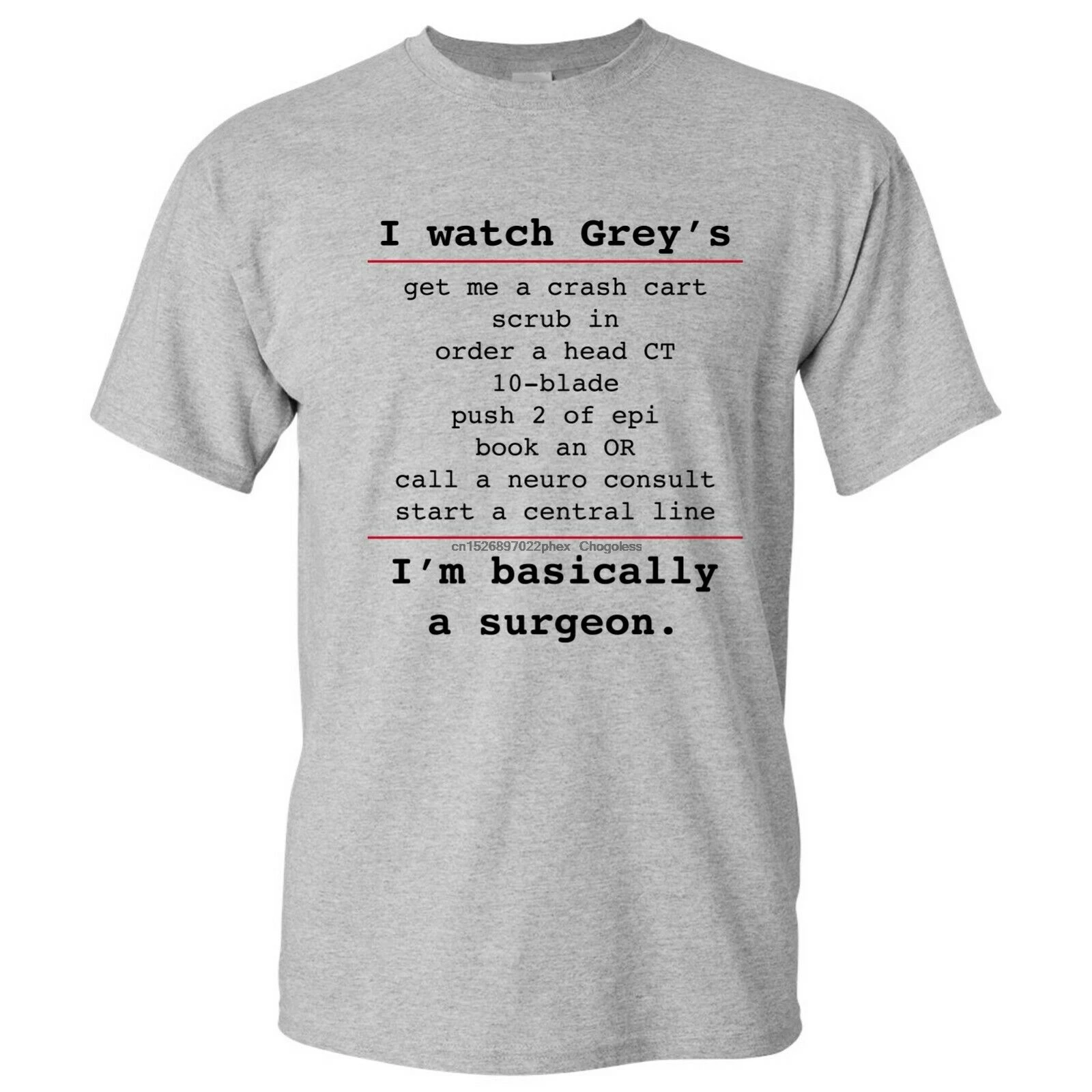 В основном хирургическая забавная докторская футболка с цитатами|Мужские