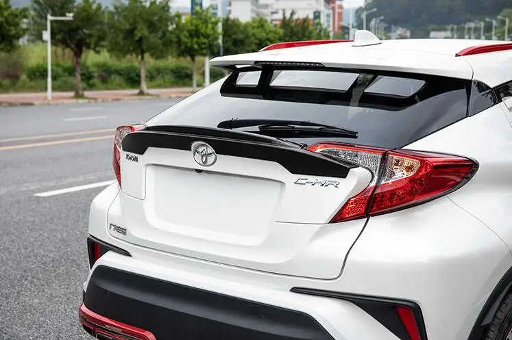 Для освещения спойлер на крышу 2018 2019 Toyota CHR DYTF из ABS материала заднее крыло