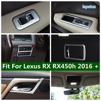 reading lights headlamps rear trunk switch armrest glass door handle wrist cover trims for lexus rx rx450h 2016 2021