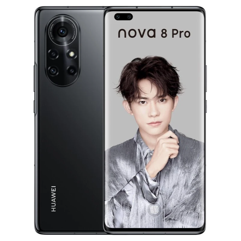 original huawei nova 8 pro 5g mobile phone 6 72 inch 120hz oled screen 8g128g kirin 985 64mp camera 66w super charge smartphone free global shipping