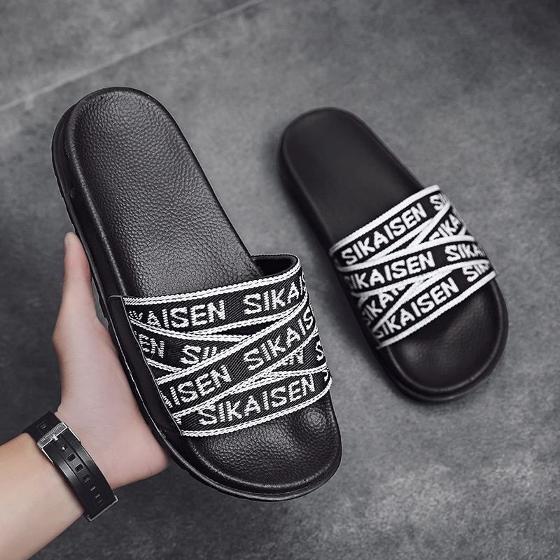 

Slipper Male Trend Korean Edition Outdoor Wear 2021 New Men's Lightweight Flip Flops Summer Personality Beach Sandals