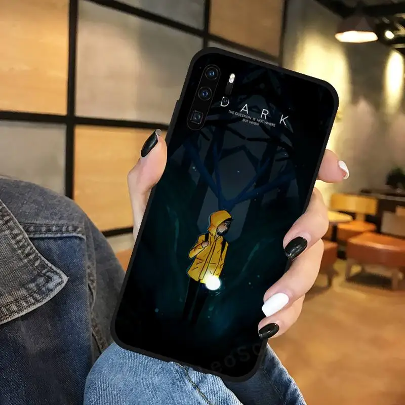 

Dark Netflix horror TV series coque funda cover Phone Case Funda For Huawei P9 P10 P20 P30 Lite 2016 2017 2019 plus pro P smart