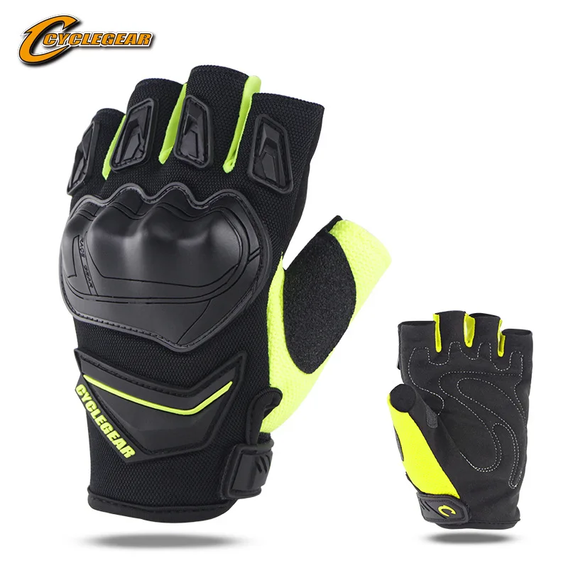 

Motorcycle Summer Half Finger Gloves rider anti fall Cross Country Riding Gloves motorcycle racing season short gloves