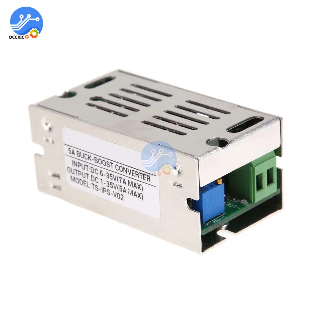 Модуль автоматического понижающего преобразователя мощности 5A регулируемый