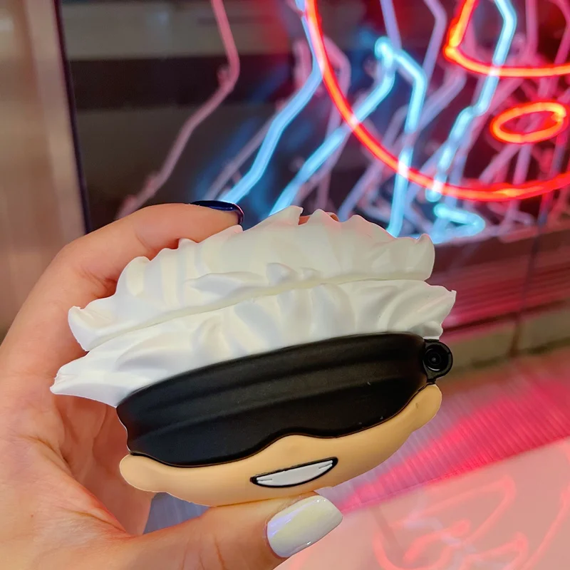 Аниме мультяшная красивая девушка 3D чехол для AirPods 1 2 pro зарядная коробка мягкий