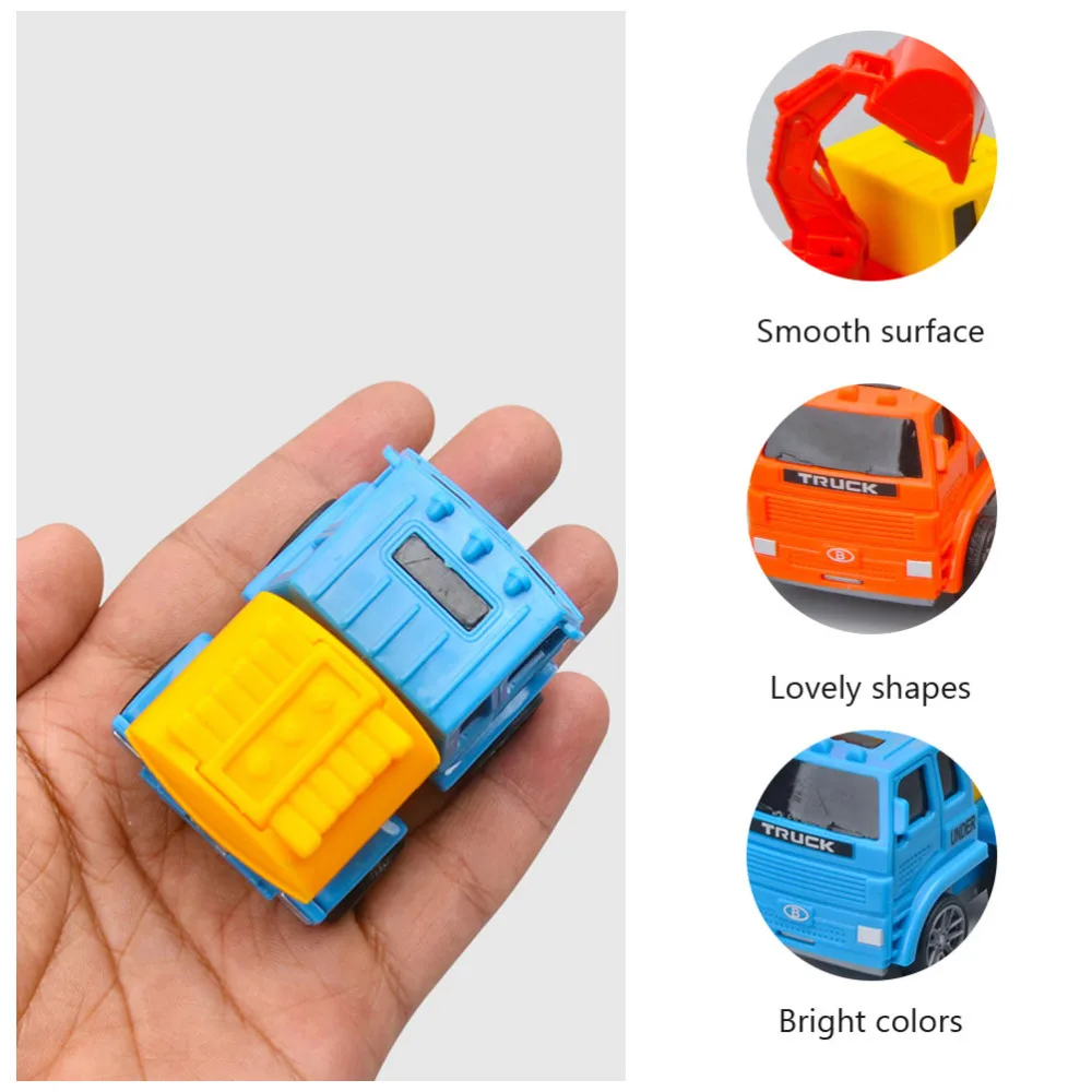 

6PCS Cartoon Mini Car Interesting Back Vehicle Kid (6 Styles)